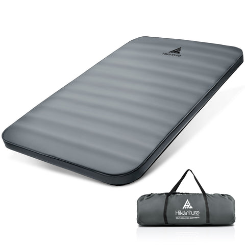 プレゼントを選ぼう！ Hikenture 4 INCH Thick Self Inflating Sleeping Pad 9.5 R Value  with Mattress Sheet， Comfort Plus Camping Mattress with Pump Sack，  Inflatable F並行輸入